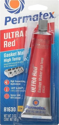 Permatex 81630 Ultra Red High Temperature Gasket Maker, 3 oz