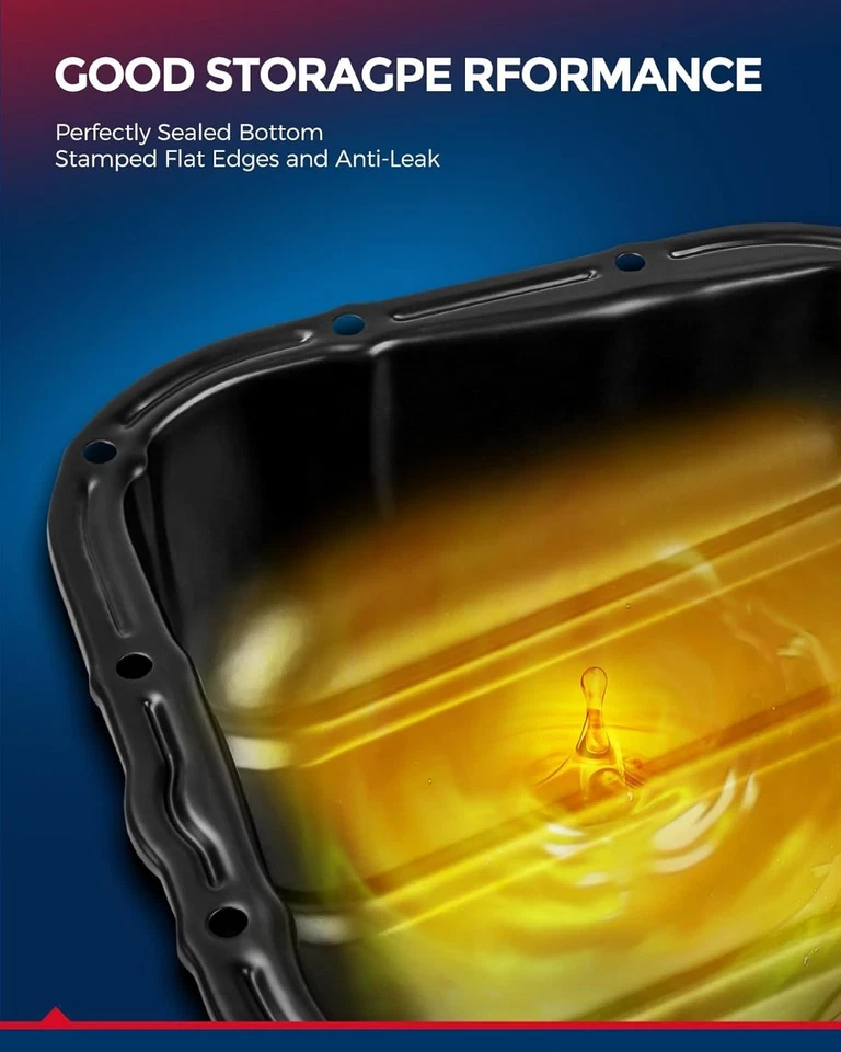 Steel Oil Pan Without Gasket For 1995-2002 Volkswagen Cabrio All engine 264700 - Изображение 2 из 4