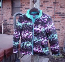 ZeroXposur Girls Winter Jacket Size: L 14 Ski Jacket Turquoise Purple Black
