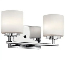 Kichler O'Hara 2-Light Chrome Vanity Light Model 45501CH
