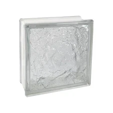 3 In. Thick Series 8 In. X 8 In. X 3 In. (10-Pack) Ice Pattern Glass Block (Actu