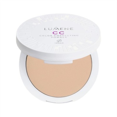 Lumene CC Korrekturpuder Farbton 2, 10g Kompaktpuder Perfektion