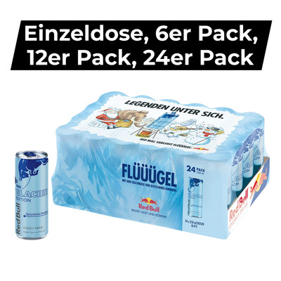 RedBull Glacier Edition - Gletschereis-Himbeere-Geschmack - Limited Edition 2025