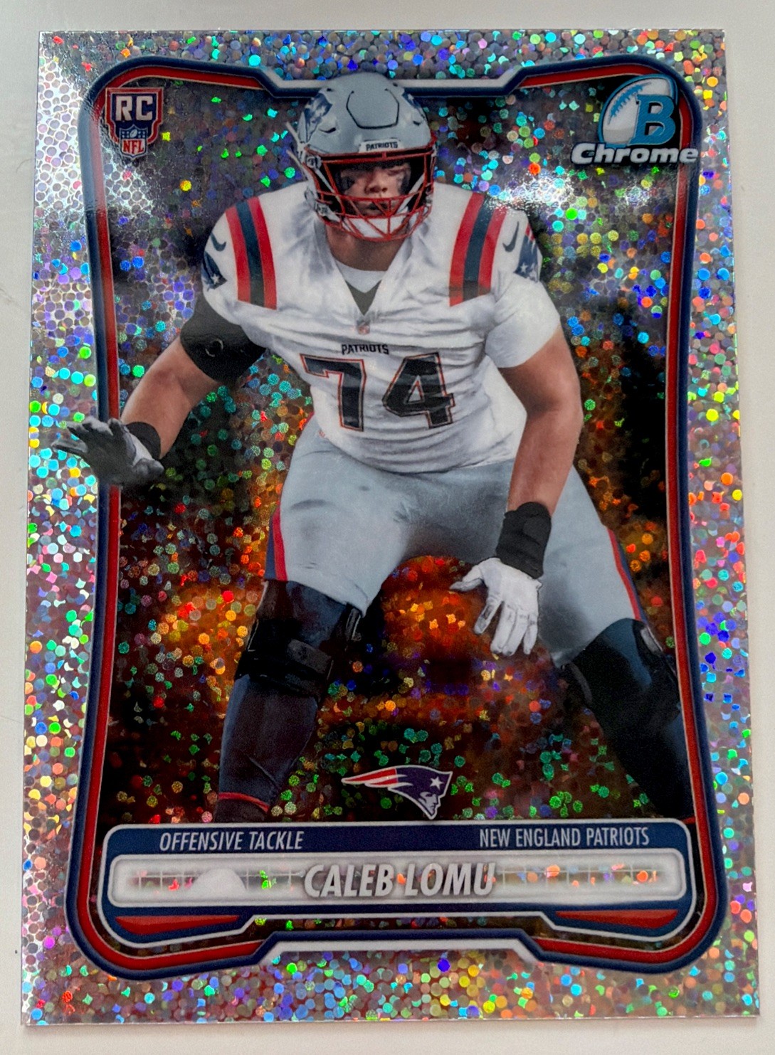 2026 Bowman Caleb Lomu RC Speckle Refractor #BCV-170
