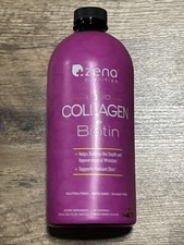 Zena Liquid Collagen  Biotin, 30 Fluid Ounces Exp 04/27