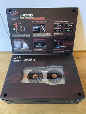 Asus Matrix 980ti Grafikkarte GPU ROG Platinum Edition Sammlerstück OVP