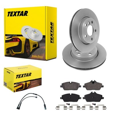 TEXTAR BREMSSCHEIBEN 280mm + BELÄGE VORNE passend für MINI F55 F56 Limo