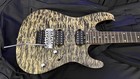 Harley Benton Fusion - Charcoal Quilt - Floyd Rose - Stainless Steel Frets