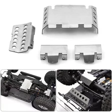Stainless Steel Guard Plate Chassis Armor For 1/10 FMS FCX10 K5 RC Car Upgrade