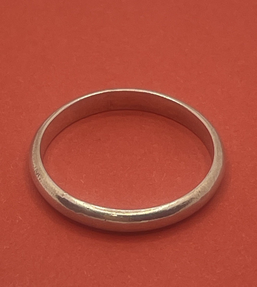 Ring Silver Band Smooth Simple Stackable 925 Ster… - image 1