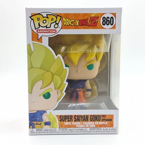 Funko Pop! Super Saiyan Goku First Appearance 860 Dragon Ball Z DBZ Anime Vinyl