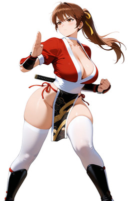 Kasumi Dead or Alive Waifu Weatherproof Anime Sticker 6'' Car Decal