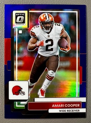 Amari Cooper 2022 Panini Donruss Optic Football Purple Prizm #47 Browns /50