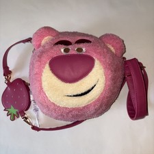 Loungefly Disney Parks Lotso Toy Story Bear Strawberry Scented Crossbody Bag