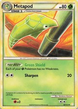 Metapod Uncommon Normal HeartGold SoulSilver 46/123 HP on eBay