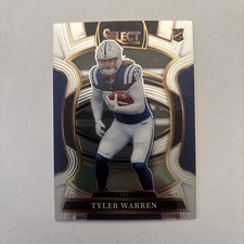 2025 Select Football Tyler Warren #33 Concourse RC Rookie Colts