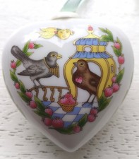 Zauberhaftes Hutschenreuther Porellan-Herz / Ostern /Edition 2004/ Ole Winther
