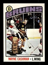 1976-77 O-Pee-Chee #165 Wayne Cashman NM+ to NMMT, well centered  TZ1 BXCP70
