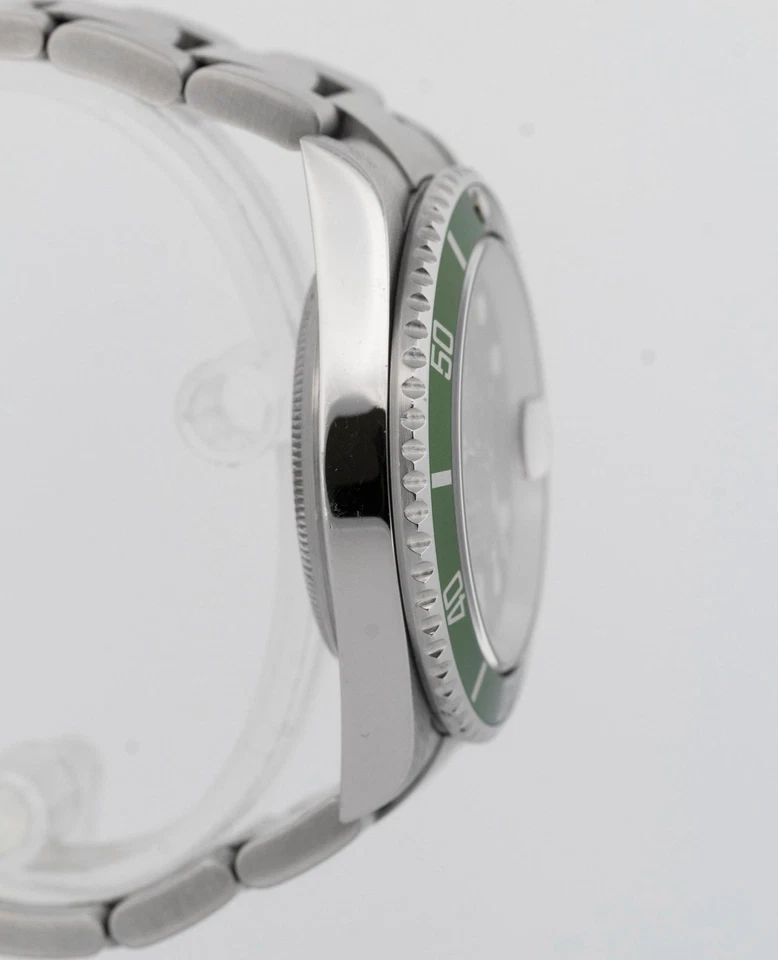 Reloj de buceo Rolex Submariner Date 40 mm Kermit verde acero inoxidable 16610 LV Foto 4 de 4