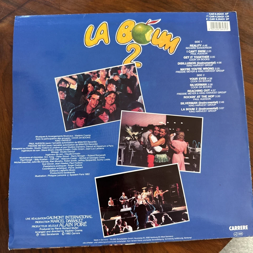 OST Soundtrack - La Boum 2 - Reality - 80er 80s - Filmmusik Album Vinyl LP  - Bild 2 von 4