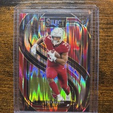 2024 Panini Select - Premier Level Trey Benson #198 Black & Red Shock Prizm (RC)