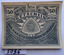 LOWER  AUSTRIA - MARKTGEMEINDE  HIMBERG - 50 Heller - AU/UNC - JPR 0374