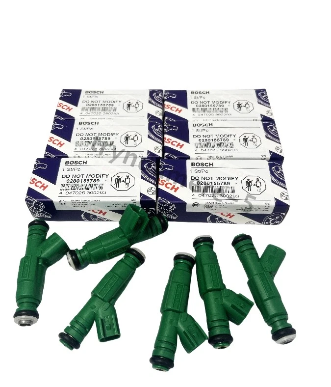 6X NEW Bosch Fuel Injector 0280155789 For 99-04 Ford Mustang Windstar V6 Foto 2 de 4