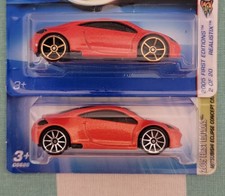 HOT WHEELS MITSUBISHI ECLIPSE CONCEPT CAR SET OF TWO VARIATIONS