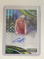 2025 Topps Chrome Ashlyn Krueger Green Geometric Refractor Auto /99