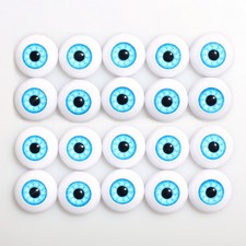 Realistic Half Round Acrylic Eyes Eyeballs for 20"/22" Reborn Baby Dolls Kit DIY