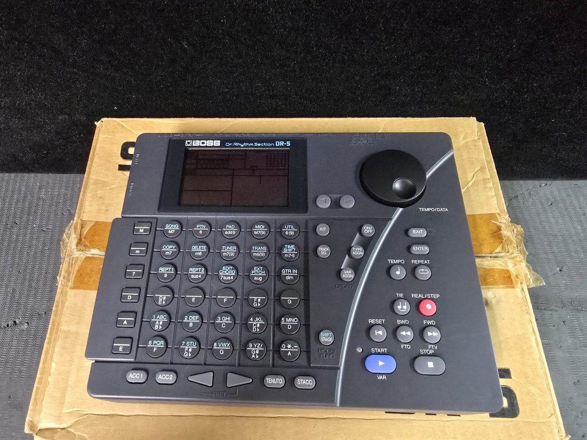 BOSS DR-5ドラムマシーン BOSS DR-5 Rhythm Section Drum Machine Sequencer – Made in