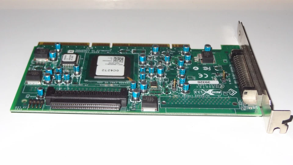Adaptec Ultra 320 LVD SE PCIx SCSI Controller Card ASC-39320/Dell  1958006-08 - Image 2 of 4