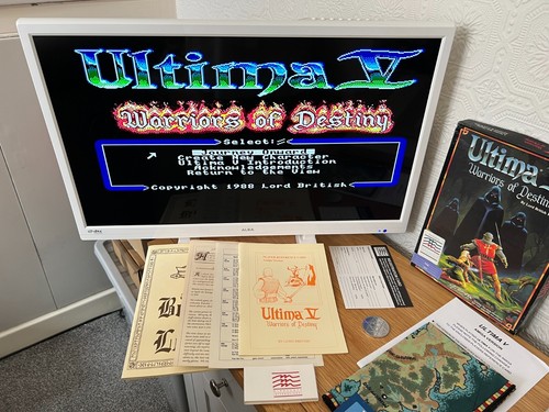 Amiga Ultima V Warriors of Destiny - Boxed & Working -👽👾Retro Gift Idea👾👽 - Afbeelding 2 van 24