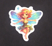 Colorful Cute Fairy Sticker 2.25" x 2" AN
