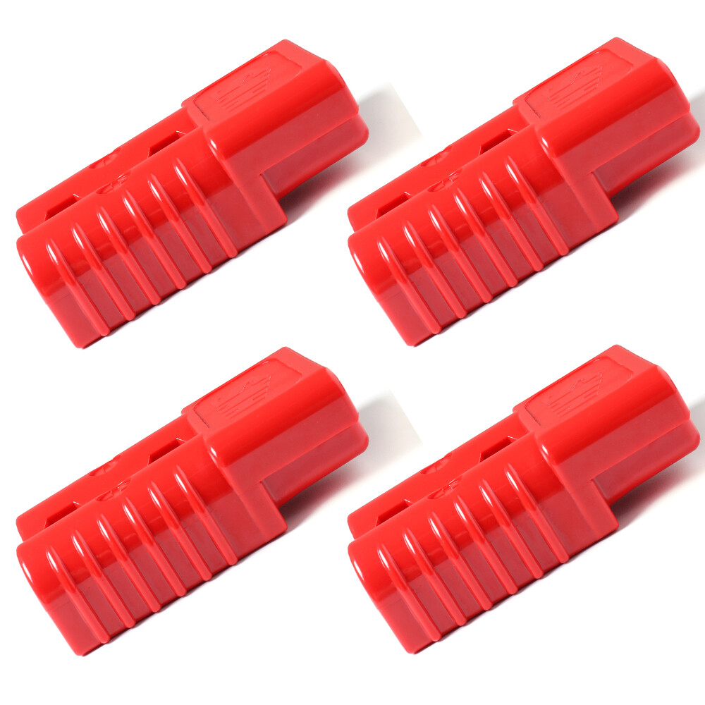 2Pair Red Battery Quick Connect Disconnect Jumper Cable Kit Plug Winch