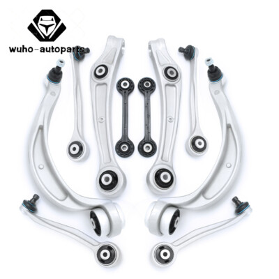 Front Lower Upper Control Arms Suspension Kit For 2009-2010 Audi A4 A5 Quattro