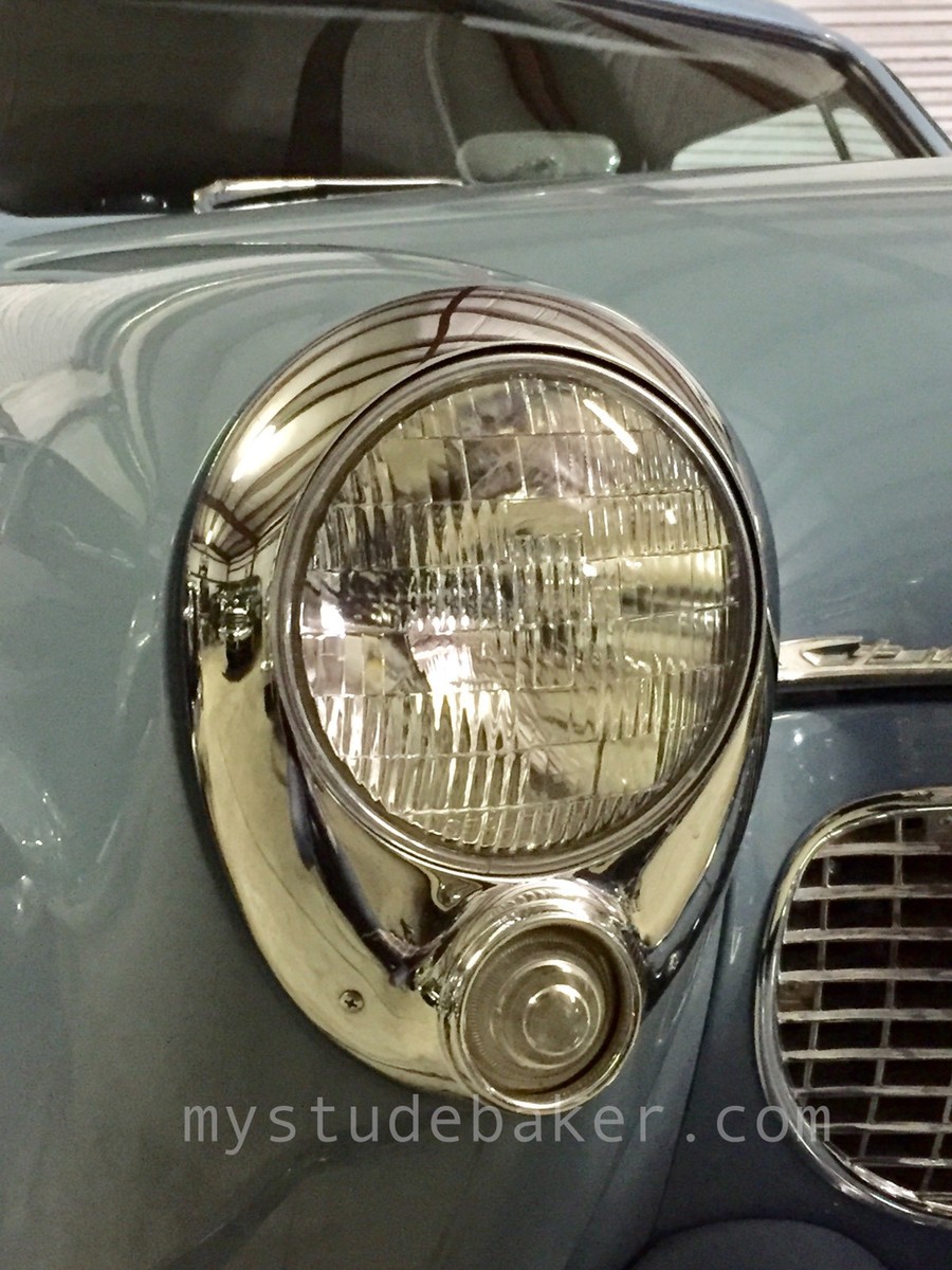 1950 1951 Studebaker Chrome Headlight Bezel - Pair - NEW! - 292120