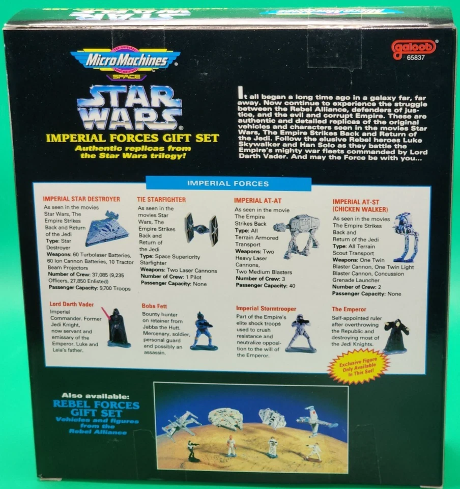 Micro Machines Space Star Wars Imperial Forces Gift Set Galoob - Image 3 of 4