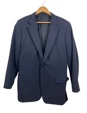 Canali 13290 Micro Check Woll Fabric Two Button Blazer Jacket Size 42 R