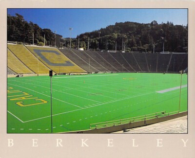 CA Berkeley Memorial Stadium BIG C Home of Cal Bears Unused Large VTG Postcard