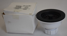 Elkay Polymer Drain Fitting w Removable Basket Strainer Black LKQS35BK