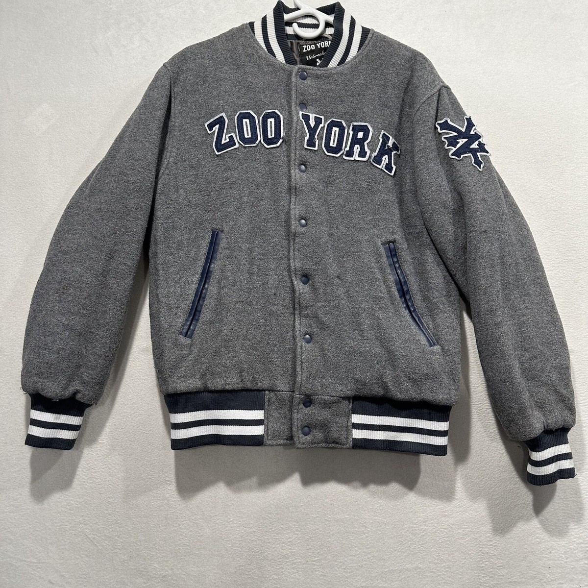 Zoo York Varsity Jacket Letterman Large Vintage Skate RARE Zoo York Varsity Jacket Letterman Large Vintage Skate RARE