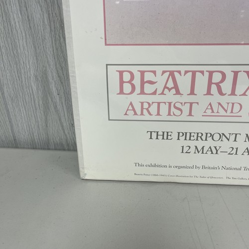 Vintage Rare Beatrix Potter 1988 Exhibit poster 24"x 16" - Picture 7 of 17