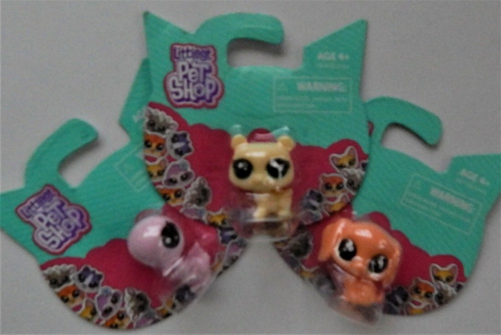 Stocking Stuffers Ideas Littlest Pet Shop Minis Set of 3 all new  Set#4