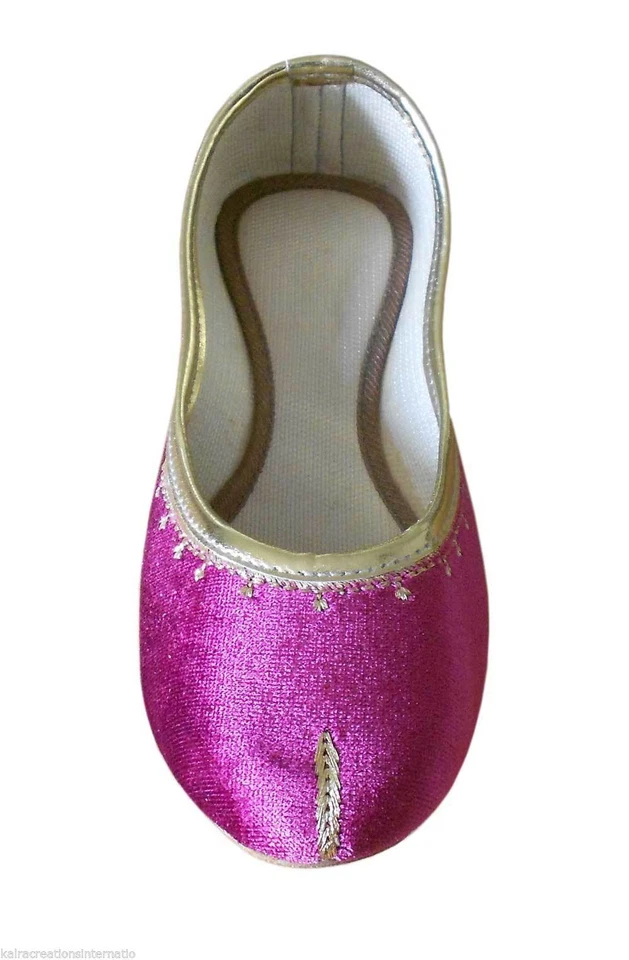 Женские туфли кожаные ручной работы индийские оксфорды джутти балерины моджарии США 5-9 - Изображение 2 из 4