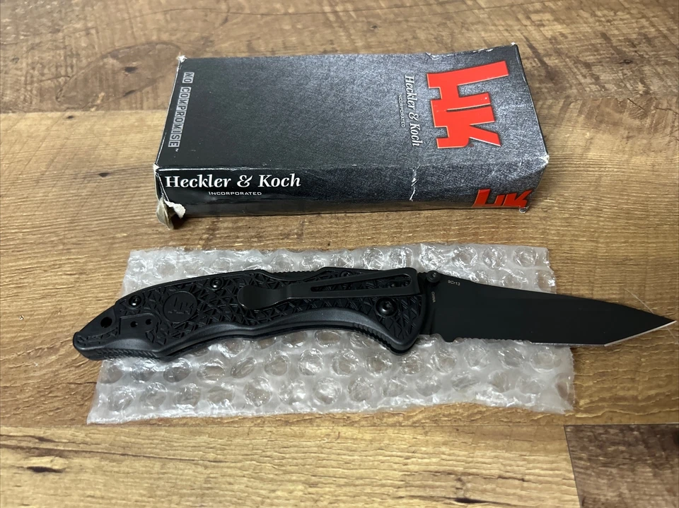 Складной карманный нож танто HK 14452SBK Pika II — снят с производства — H&K ~ новый из старых запасов - Изображение 4 из 4