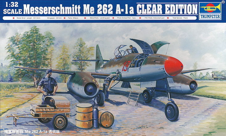 Trumpeter 02261 - 1:32 Messerschmitt Me 262 A-1a - New