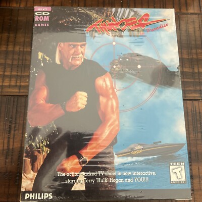 Extremely Rare Thunder in Paradise CD ROM Different Philips Game NEW & SEALED