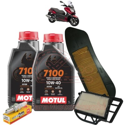 KIT TAGLIANDO X-CITY X-MAX XMAX XCITY 250 20007 2008 2009 2010 FILTRI CANDELA OLIO SUPER 4 - Foto 4