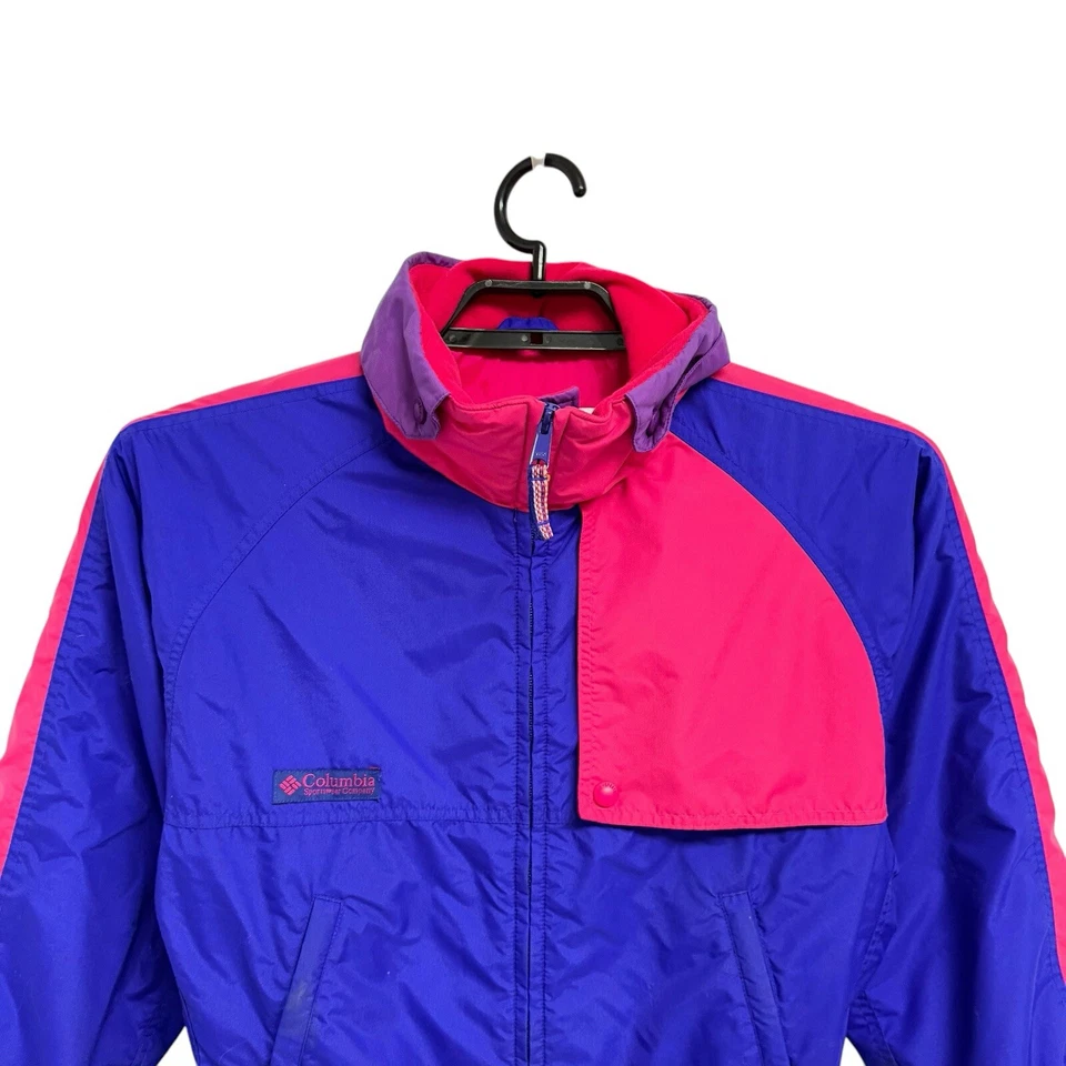 Traje de esquí Columbia vintage años 90 radial púrpura bloque de color retro juvenil 14/16 Foto 2 de 4